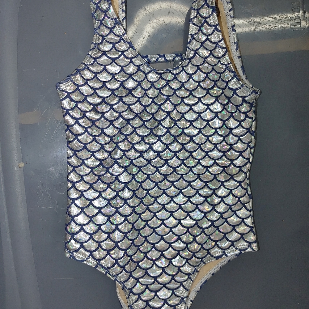 Silver Mermaid Swimsut